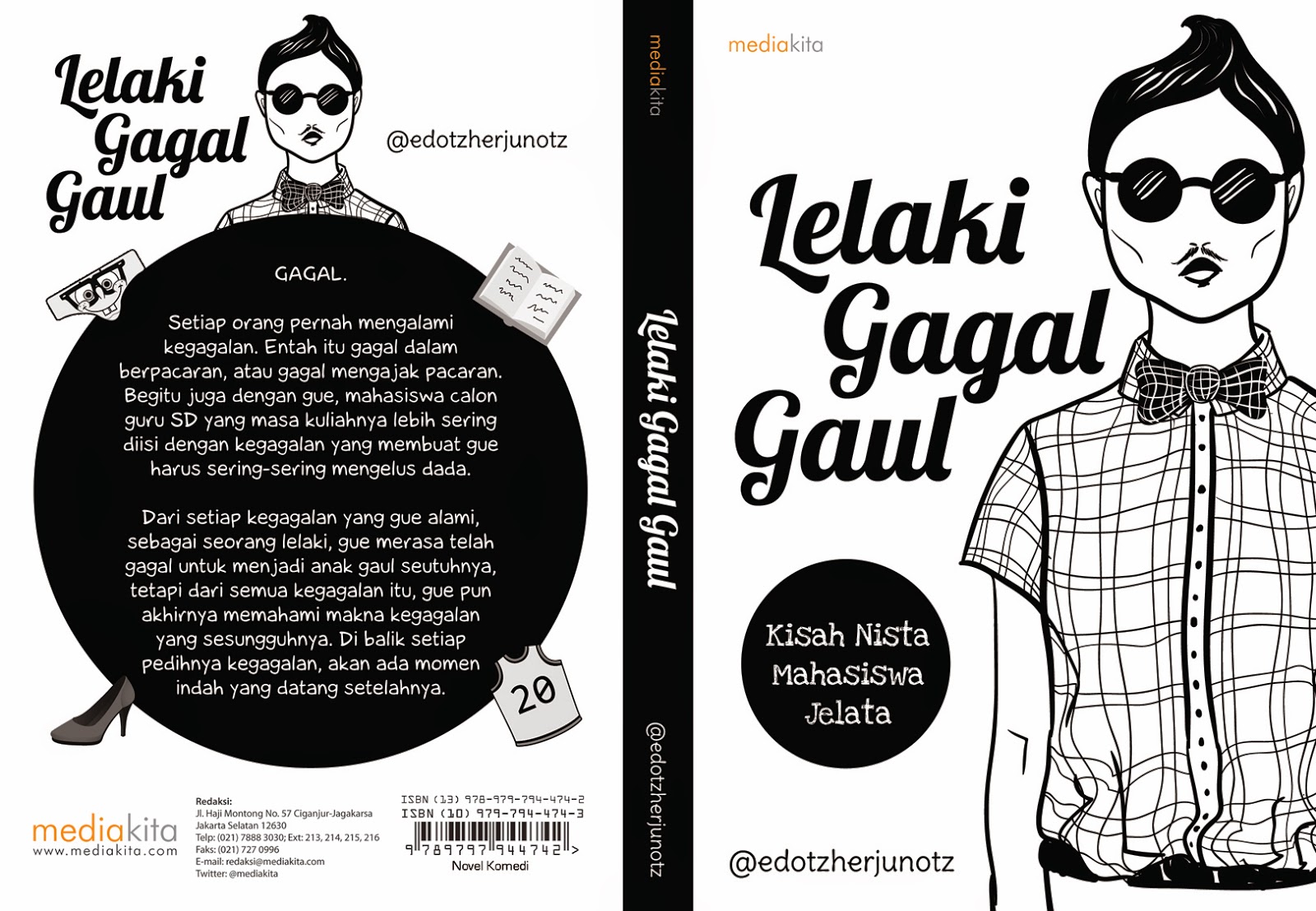 Cover Fix Buku Lelaki Gagal Gaul Diary Teacher Keder