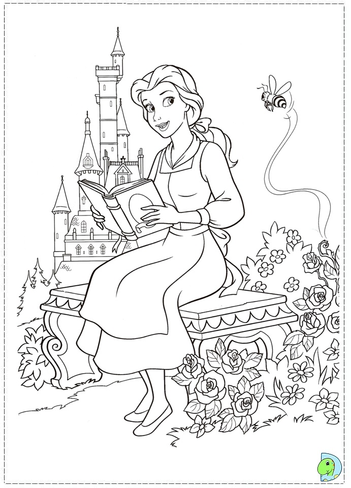 Disney Coloring Pages Beauty And The Beast 9