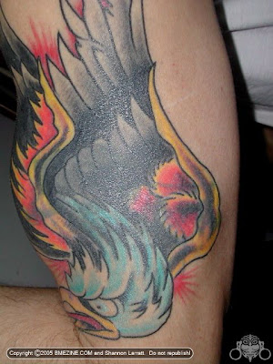 Falling Eagle Tattoo Design. Best pictures collection of Tattoo Designs.