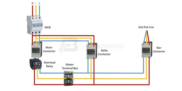 How to make Star Delta Starter Wiring