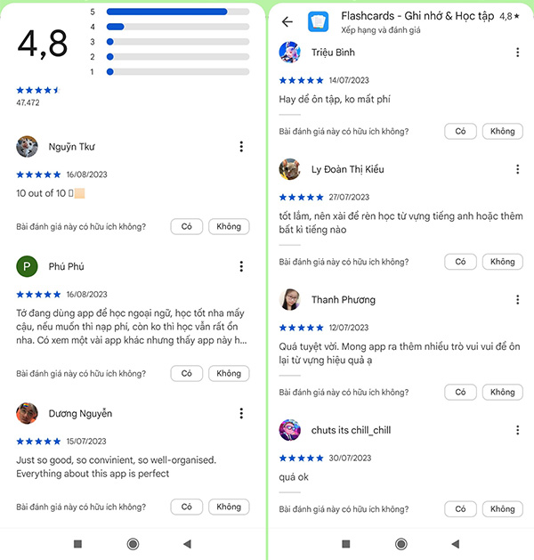Flashcards - Ghi nhớ & Học tập - Tải app trên Google Play b