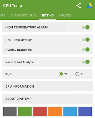 CPU Temp Settings