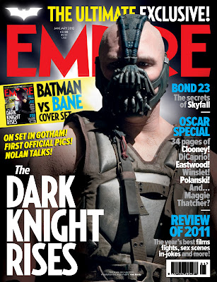 Empire Magazine January 2012 Cover - The Dark Knight: Tom Hardy as Bane