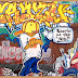 Graffiti Canvas Crazy with Cartoon Design Image