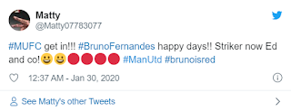Man Utd fans send new transfer message after Bruno Fernandes deal 