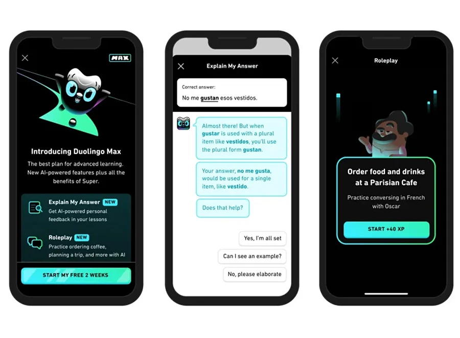Duolingo推出Max計劃：透過AI幫助你練習語言技能