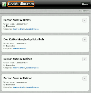 DoaMuslim For Android  Kumpulan Doa Islam dan Terjemahanya