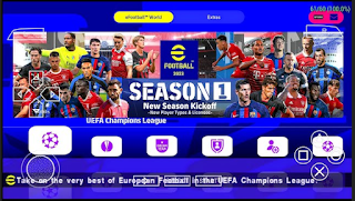 Download PES 2022 Mod eFootball PPSSPP Update Transfer 2023 Graphics HD Real Face English Version