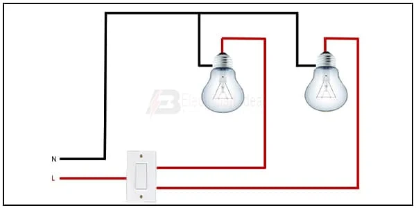 Two Way Switch Connection With 3 Method Wiring
