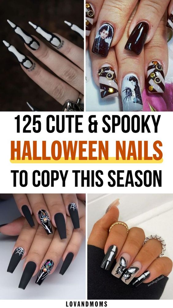 125 Amazing Halloween Nails to Try Right Now