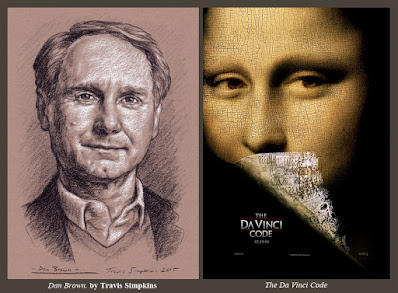 Dan Brown. Author. The Da Vinci Code. by Travis Simpkins