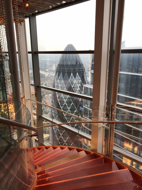 The View of St Mary Axe from Duck & Waffle