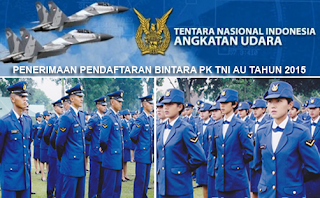 Informasi Penerimaan Terbaru TNI Angkatan Udara Tahun 2016