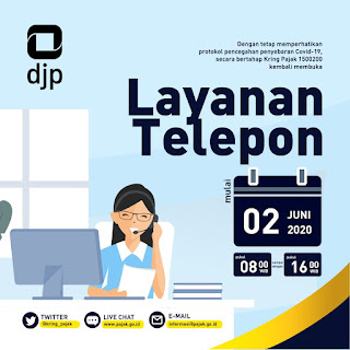 Layanan Telepon Kring Pajak dibuka kembali