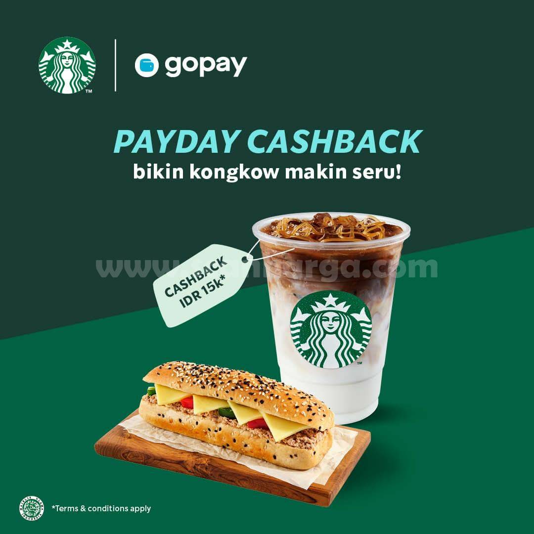 Promo STARBUCKS GOPAY PAYDAY Cashback 15Ribu