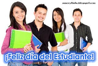 estudiantes alegres