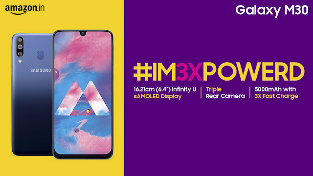 Samsung Galaxy M30 india launch,price,features