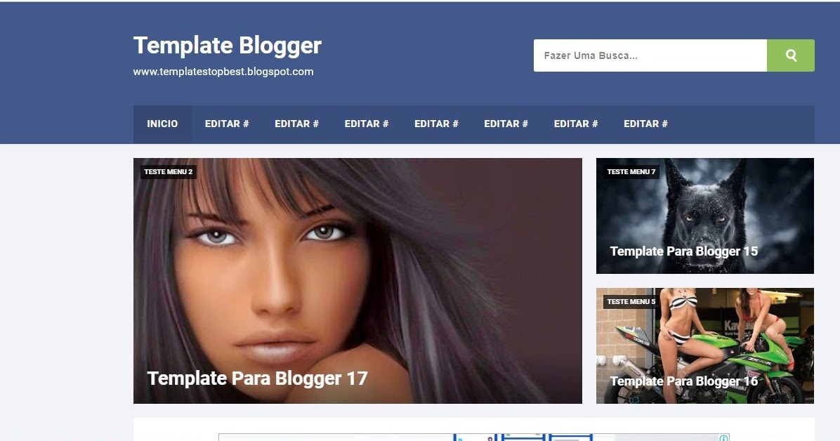 Template blogger responsivo