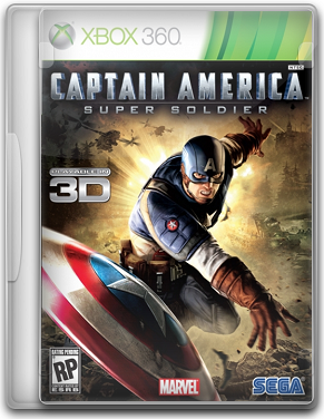 Capa Captain America: Super Soldier   XBOX 360 (Region Free)