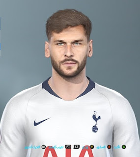 PES 2019 Faces Fernando Llorente by Shenawy