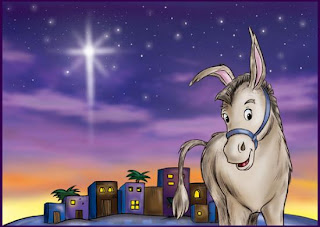 christmas donkey wallpaper