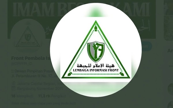 Kocak! Twitter Hapus Logo FPI, Dianggap Pornografi