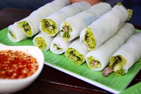 Món phở cuốn ngon