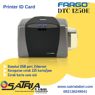 printer fargo 1250e satria label