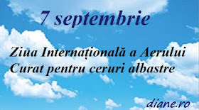 7 septembrie: Ziua Internațională a Aerului Curat pentru ceruri albastre