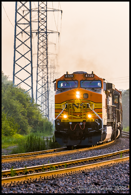 BNSF 4129 on the Hannibal Subdivision in St. Louis