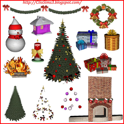 My Sims  3  Blog New Christmas  Set by Dada