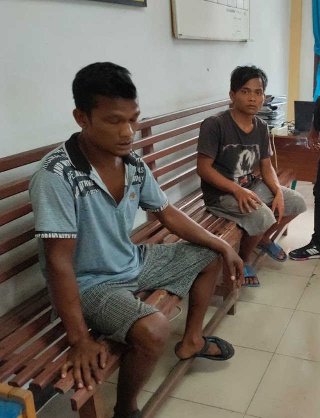 Gandeng Tim Intel, Reskim Siantar Utara Ringkus Pelaku Pencuri Besi Stadion Sangnawalu Yang Sempat Viral