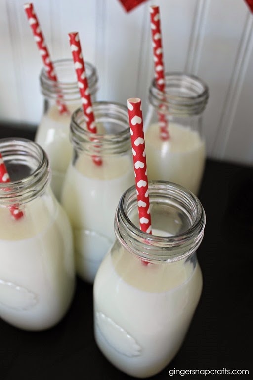 cookies and milk party milk bottles