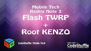 flash twrp and root kenzo