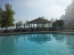 the pool morning swim