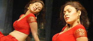 manjari hot pic in red