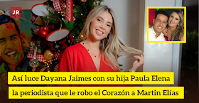 Así luce Dayana Jaimes con su hija Paula Elena, la periodista que le robo el Corazón al Gran Martin Elías 