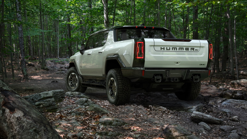 GMC Hummer EV Rear Shot