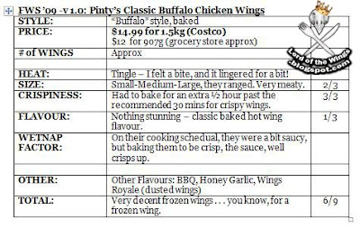 costco chicken wings cooking instructions