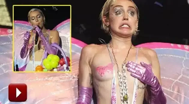 ΒΙΝΤΕΟ  της Miley Cyrus! Πιο πολύ για πoρν# μοιάζει παρά για συναυλία…