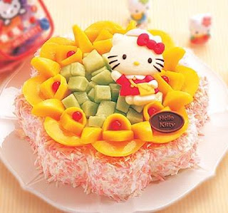 hello kittry cute cake