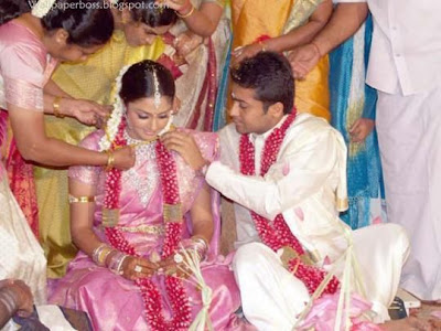 Kerala Zone Famous Tamil Film Actor Surya and Actress Jyothika Wedding