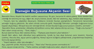 En Komik Fıkralar - Nasrettin Hoca Fıkraları - Yemeğin Buğusuna Akçenin Sesi - komiklerburada