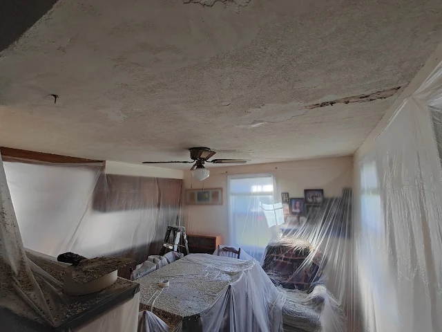 Popcorn Ceiling Removal in Lancaster NY 14086