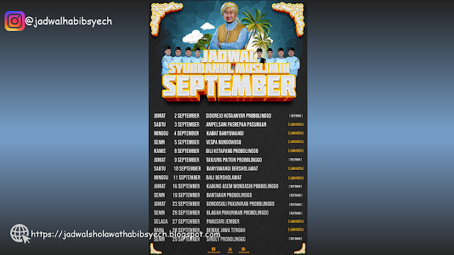 [www.jadwalsholawathabibsyech.blogspot.com] Jadwal Syubbanul Muslimin September 2022 Terbaru