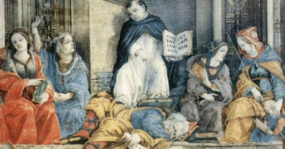 Foto: ”Triumful Sf. Thomas Aquinas asupra ereticilor” de Filippino Lippi - imagine preluată de pe Wikimedia Commons