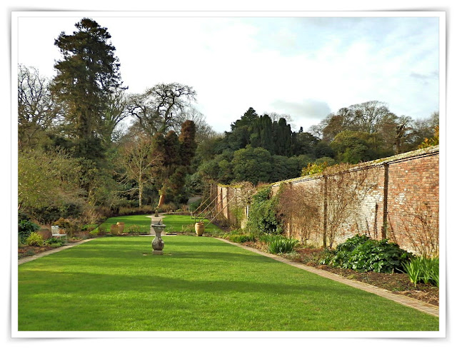 Formal garden at the Lost Gardens of Heligan, Cornwall