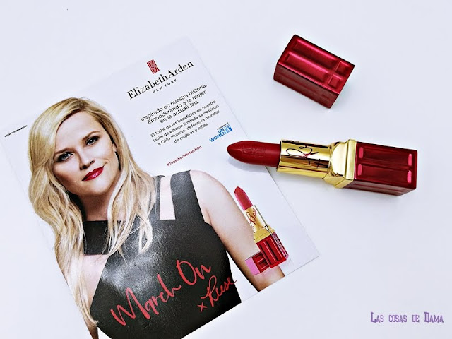 March On Elizabeth Arden reese witherspoon red lips lipstick makeup maquillaje labial rojo beauty 