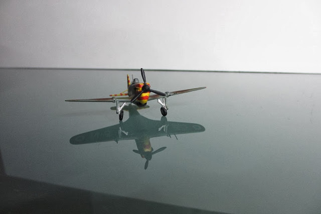 1/144 Morane-Saulnier MS.406 diecast metal aircraft miniature