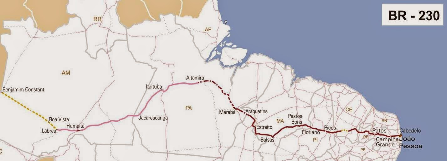 Blog de Altaneira: A Rodovia Transamazônica (BR 230)